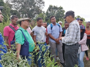 Estudiantes de Utesur visitan Estación Experimental Azua