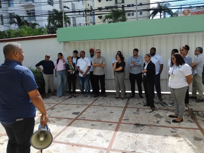 Empleados del IDIAF realizan simulacro en respuesta a una eventualidad