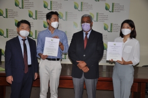 Idiaf despide colaboradores coreanos del Centro Kopia RD